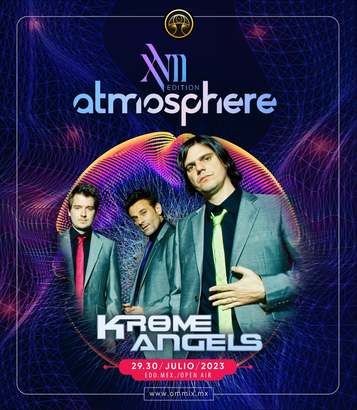 Confirmado 🚨 Krome Angels, el trío imperdible en el Atmosphere Festival XVII